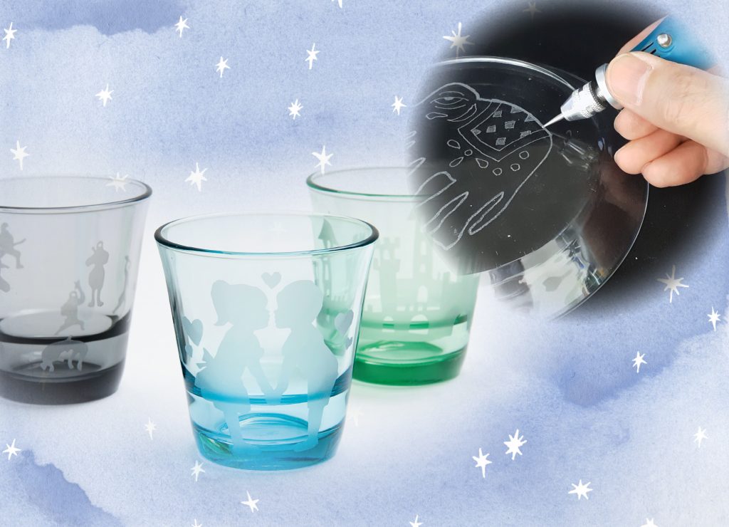 ガラス彫刻をしてみよう(グラスリッツェン・サンドブラスト)の画像