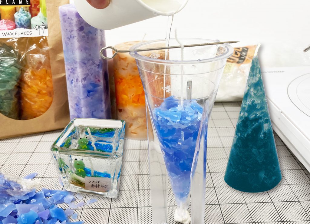 オリジナルのキャンドルをつくろうの画像