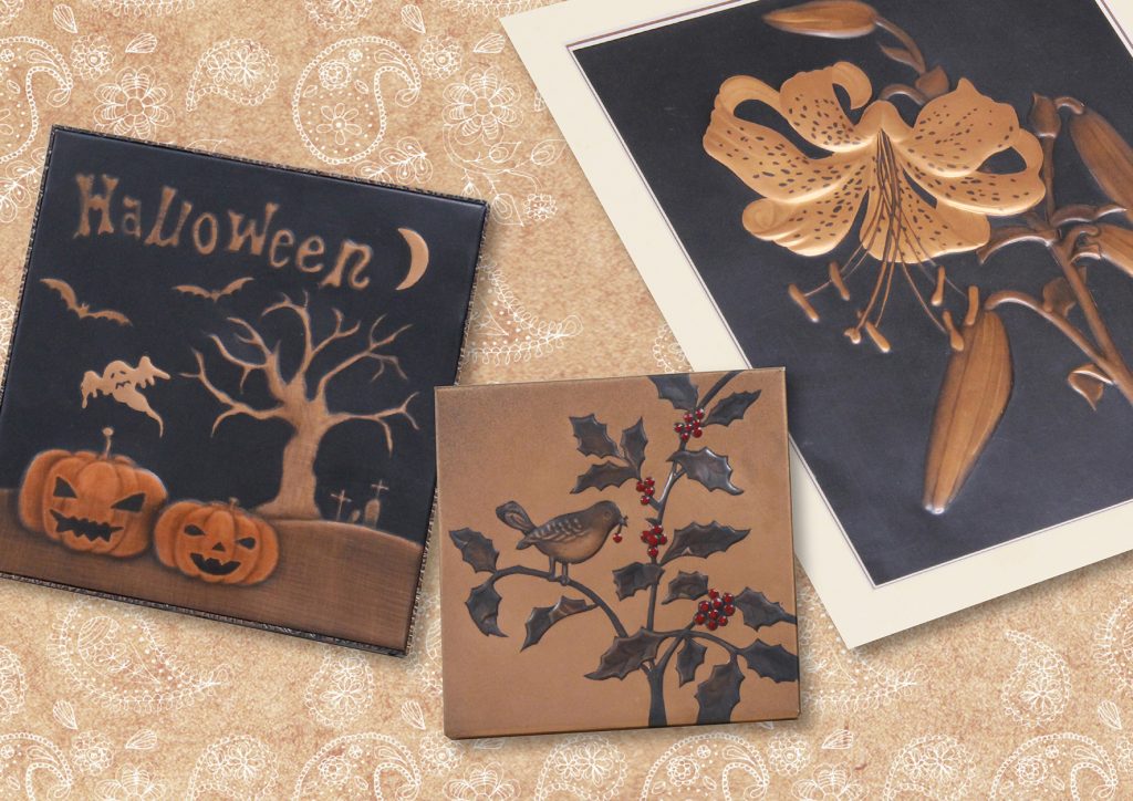 アンティークな銅レリーフをつくろうの画像