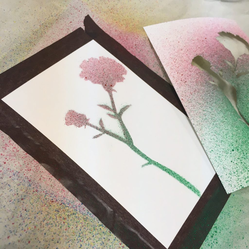 スパッタリング(モダンテクニック)で絵に違いを出そう!の画像